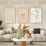 Roomtery Boho Aesthetic Light Beige Canvas Posters, view 3