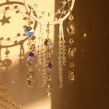 Roomtery Boho Star Round Macrame Suncatcher, view 2