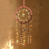 Roomtery Boho Star Round Macrame Suncatcher, view 5