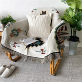 Roomtery Boho Style Woven Throw Blanket, view 5