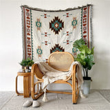 Roomtery Boho Style Woven Throw Blanket, view 6