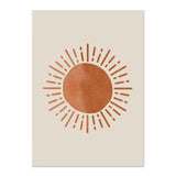 Roomtery Boho Sun & Moon Canvas Posters, view 4