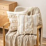 Roomtery Boho Tassels Tufted Cushion Cover, view 2