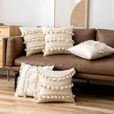 Roomtery Boho Tassels Tufted Cushion Cover, view 3