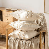 Roomtery Boho Tassels Tufted Cushion Cover, view 4