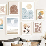 Roomtery Boho Watercolor Art Canvas Posters, view 2