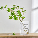 Roomtery Book Shaped Colored Acrylic Flower Vase, view 6