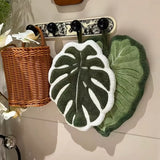 Roomtery Botanical Leaf Microfiber Hand Towel, view 2