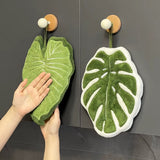 Roomtery Botanical Leaf Microfiber Hand Towel, view 4