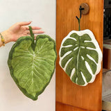 Roomtery Botanical Leaf Microfiber Hand Towel, view 5