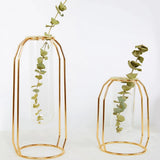 Roomtery Brass Outline Vase, view 2