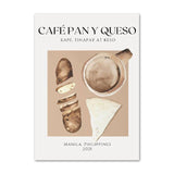 Roomtery Bread and Coffee Canvas Posters, view 4