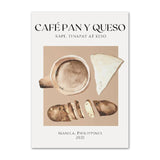 Roomtery Bread and Coffee Canvas Posters, view 5