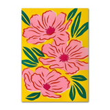 Roomtery Bright Watercolor Floral Canvas Posters, view 5