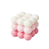 Roomtery Pastel Gradient Bubble Cube Candle, view 2