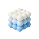 Roomtery Pastel Gradient Bubble Cube Candle, view 4
