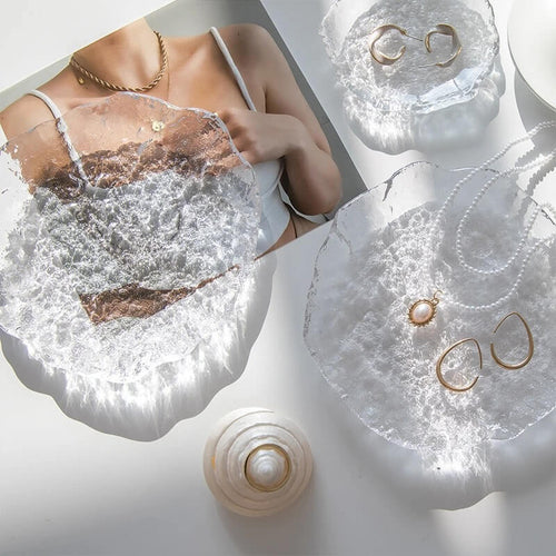 Roomtery Bubbled Glass Jewelry Tray