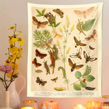 Roomtery Butterflies Species Botanical Tapestry, view 3