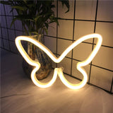 Roomtery Butterfly Wall Neon Sign, view 2