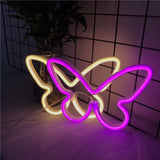 Roomtery Butterfly Wall Neon Sign, view 5