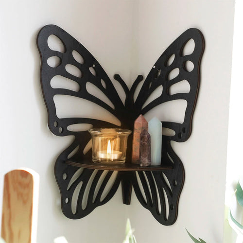 Roomtery Butterfly Wings Corner Shelf