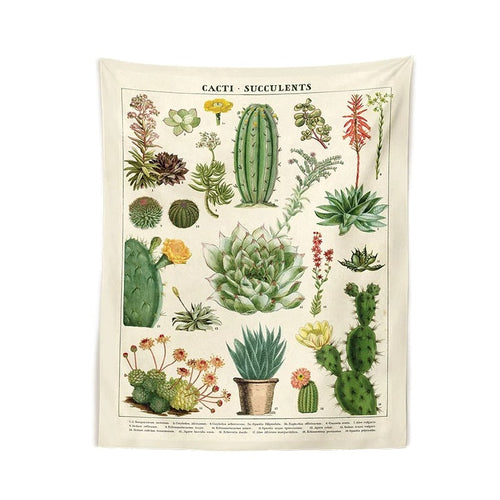 Roomtery Cactus Botanical Tapestry