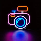 Roomtery Camera LED Neon Wall Sign, view 3