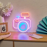 Roomtery Camera LED Neon Wall Sign, view 4