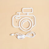 Roomtery Camera LED Neon Wall Sign, view 5