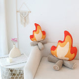 Roomtery Camp Fire Throw Pillow, view 4