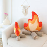 Roomtery Camp Fire Throw Pillow, view 5