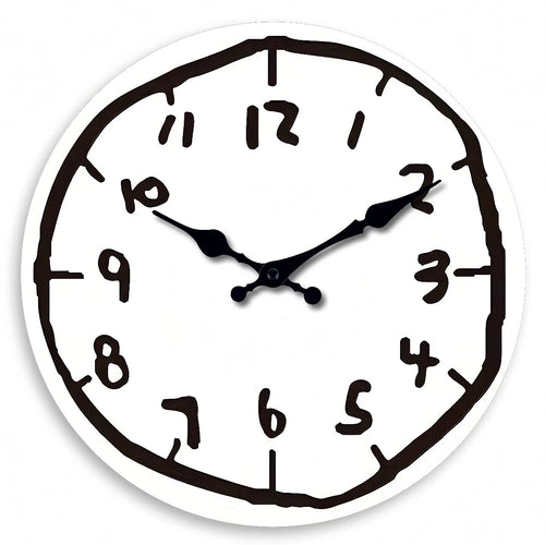 Roomtery Cartoon Doodle Clock