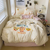 Roomtery Cartoon Embroidered Toast Bread Bedding Set, view 2