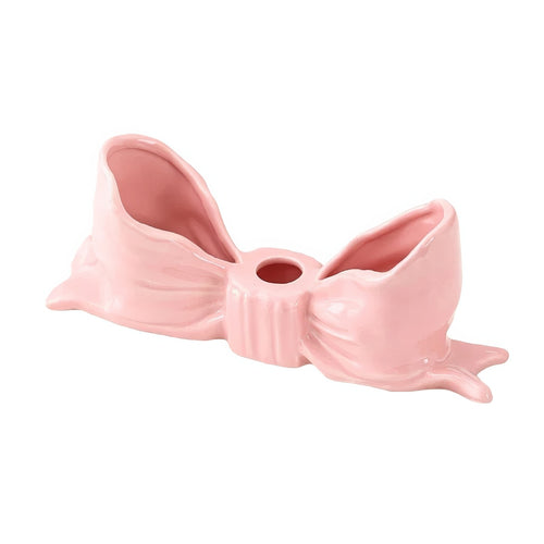Roomtery Ceramic Bow-Shaped Candle Holder