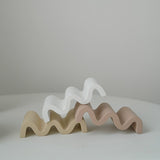 Roomtery Wavy Ceramic Jewelry Organizer, view 3