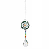 Roomtery Chakra Circle Crystal Suncatcher, view 6