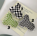 Roomtery Checkered Ceramic Jewelry Organizer, view 4
