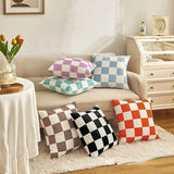 Roomtery Checkered Cushion Cover, view 3