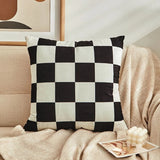 Roomtery Checkered Cushion Cover, view 4
