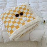 Roomtery Checkered Fluffy Blanket, view 5