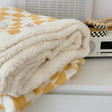 Roomtery Checkered Fluffy Blanket, view 6