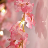 Roomtery Cherry Blossom Flower Garland String Lights, view 5