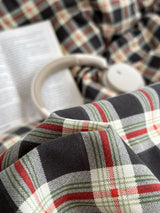 Roomtery Christmas Plaid Print Bedding Set, view 3