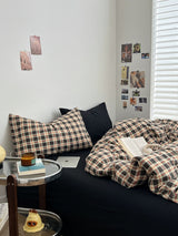 Roomtery Christmas Plaid Print Bedding Set, view 5