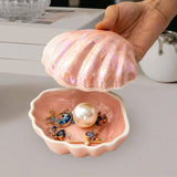 Roomtery Clam Shell Ceramic Jewelry Storage, view 2