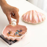 Roomtery Clam Shell Ceramic Jewelry Storage, view 4