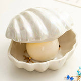 Roomtery Clam Shell Ceramic Jewelry Storage, view 6