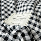 Roomtery Classic Black Gingham Bedding Set, view 2