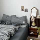 Roomtery Classic Black Gingham Bedding Set, view 4