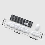 Roomtery Cloud Shaped Keyboard & Mouse Wrist Rest, view 6
